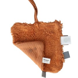 Snoozebaby Comforter and Postcard Birth Gift 0-12 Months - Baby Gifts with Cuddle Towels - Gift Set + Comforter - Newborn Gift - Gift for Birth - Brown - Toffee