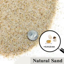 FANTIAN 10 lbs Aquarium Silica Sand. Decorative Aquarium Gravel Substrate for Fish Tank, Plants Potted, Fire Pits, Candle, Vase Filler and Crafts