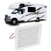 RV Side Vents 12V White Unidirectional Dustproof Strong Wind Cooling