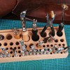 68 Styles Leather Holder Tool Wooden, Professional Leather Punch Craft