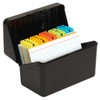 H4D 4x6 Index Card Holder with 100 Heavyweight Ruled Index