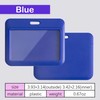 1 Pack Sliding Horizontal ID Badge Holder with Clear Window