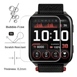 GIOPUEY Screen Protector for Garmin Venu X1, [6 Packs] Flexible TPU Screen Protective Film, [Anti-Bubble] [Wear-resistant] - Transparent