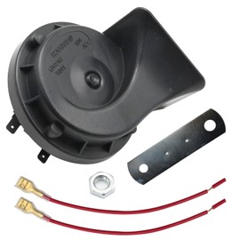 Vkinman 1PC Compact Horn 12V Car Horn High Tone 510Hz Waterproof Car Horn Universal Suitable for 12V Vehicles, Black