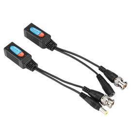 8MP HD CCTV Video Balun,Transmisor Transceptor a Prueba De Rayos CVI AHD TVI CVBS Video Power Balun Transceptor Transmisor de par Trenzado 12-18V