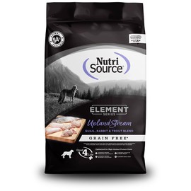 NutriSource Element Series Upland Stream Dry Dog Food, Quail, Rabbit & Trout, 12LB