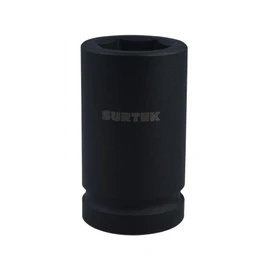 Surtek 107280 Dado de impacto largo en pulgadas, cuadro 1", 6 puntas, 1-1/4"
