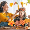 Hosuly 40 Pcs Fall Fabric Patchwork Roll Fall Buffalo Plaid