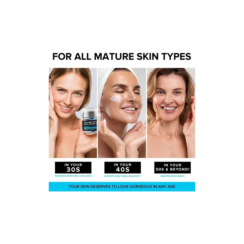 Crema Colágeno Simplyvital Anti Edad Cuello Y Escote 50 Ml