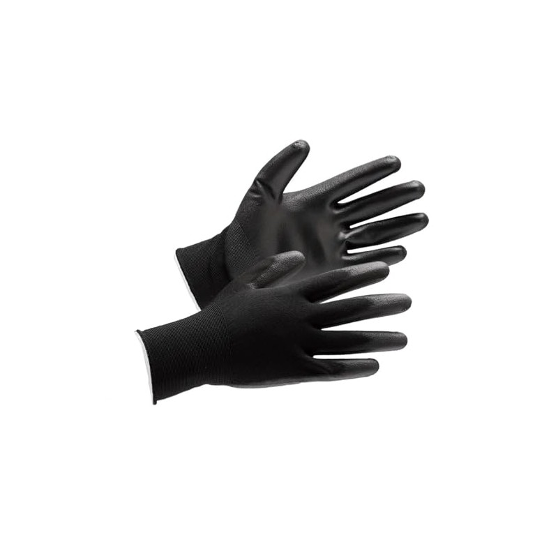 Midori Anzen NP180DB Quality Control Urethane Gloves, Work Fit, Flexible,