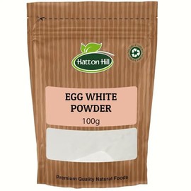 Egg White Protein Powder 100g, Dried Egg Whites (Unflavoured), Make Whipped Egg Whites, Use in Baking & Cooking by Hatton Hill