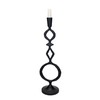 Bloomingville Decorative Cast Metal Taper Candle Holder, Black