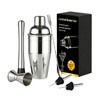 EPHVODI Cocktail Shaker Set of 6 Bar Cocktail Stainless Steel
