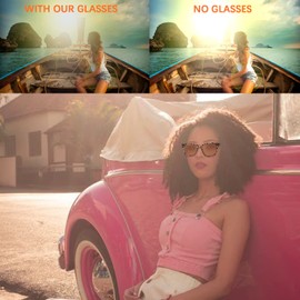 STASTEND-Paquete de 4 anteojos de sol de lectura bifocales para mujeres y hombres, anteojos de lectura de sol UV400 (multicolor, 1.00, multiplicador_x)