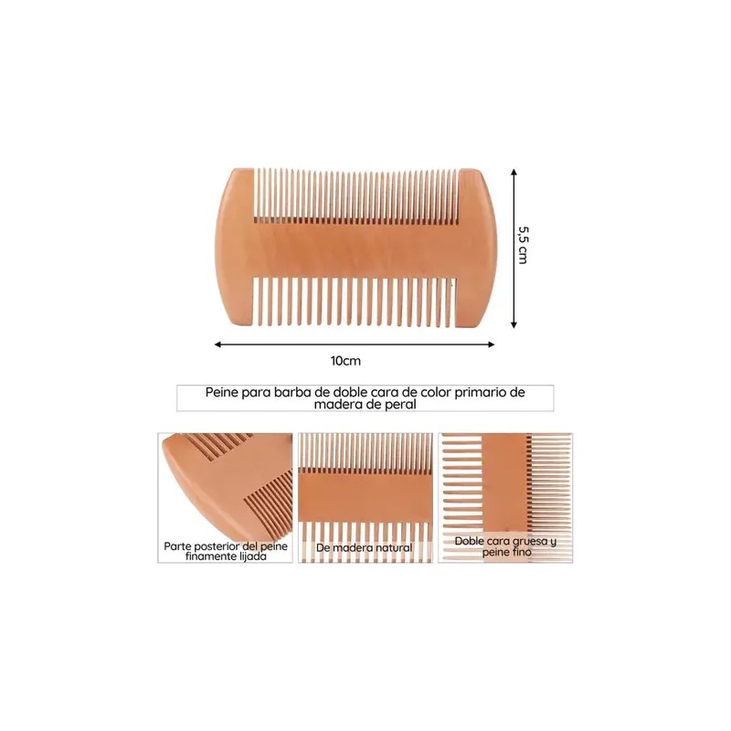 Barba Accesorios Cuidado Y Rasurado Barba Kit 5 Piezas