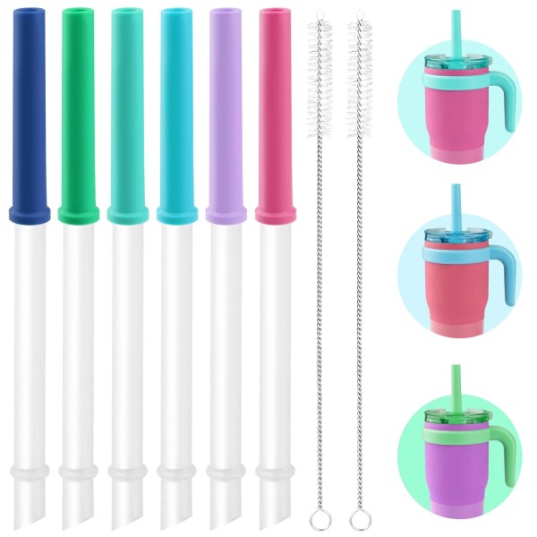 Bubrike Replacement Straws Set Compatible With Reduce Kids Coldee 2.0