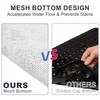 NiHome Non-Slip Shower Mat, 27"x27" Square Shower Mat, Shower Floor