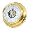 Barigo Marine Barometer Tempo Brass 4Inch