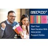 Funda para pasaporte con bloqueo RFID, funda de piel para