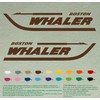 Pair 12" Boston Whaler Compatible Replacement Decals *Brown* Vinyl Stickers