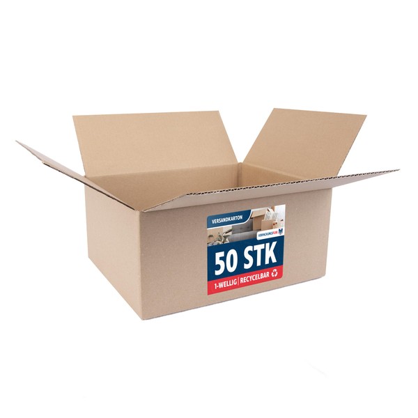 Folding Cardboard Boxes 295 x 235 x 145 mm Brown