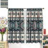 LOMADIA Aztec Blackout Curtain, Native American South Western Fantasy Bohemia