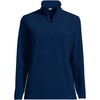 Lands' End Sudadera de forro polar con cremallera para mujer,