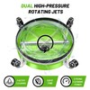 LidoDola 14'' Pressure Washer Surface Cleaner Green, Power Washer Accessory