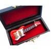 Miniblings Electric Guitar Brooch Guitaris Band Star Music Box Red