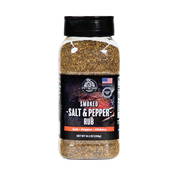 Pit Boss Smoked Salt & Pepper Rub Grill Spices, Multicolored