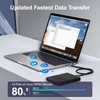 A-Goldnest Micro B to USB C Hard Drive Cables, 3.3FT
