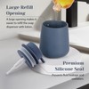 INGOFIN Ceramic Lotion Dispenser - 12oz Refillable Hand Soap Dispenser
