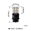 PA LED 2PCS 20SMD 3157 Blue Auto LED Bulb 12V
