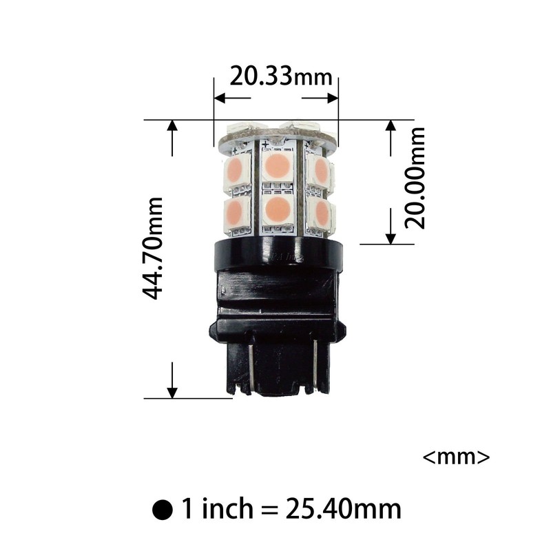 PA LED 2PCS 20SMD 3157 Blue Auto LED Bulb 12V