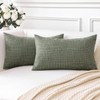 Artscope Set of 2 Cushion Covers, Plain Throw Cushion Cover,
