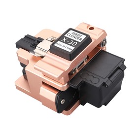 FTTH High Precision Optical Fiber Cleaver 24 Surface Blade Fiber Optic Cutter Cleaver X-30 with Waste Fiber Box
