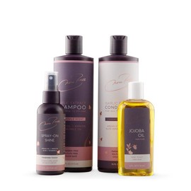 Purple Shampoo & Conditioner Hair Repair Treatment Kit® - For Strong Silky Healthy Shiny Renewed Hair - Size: 32oz