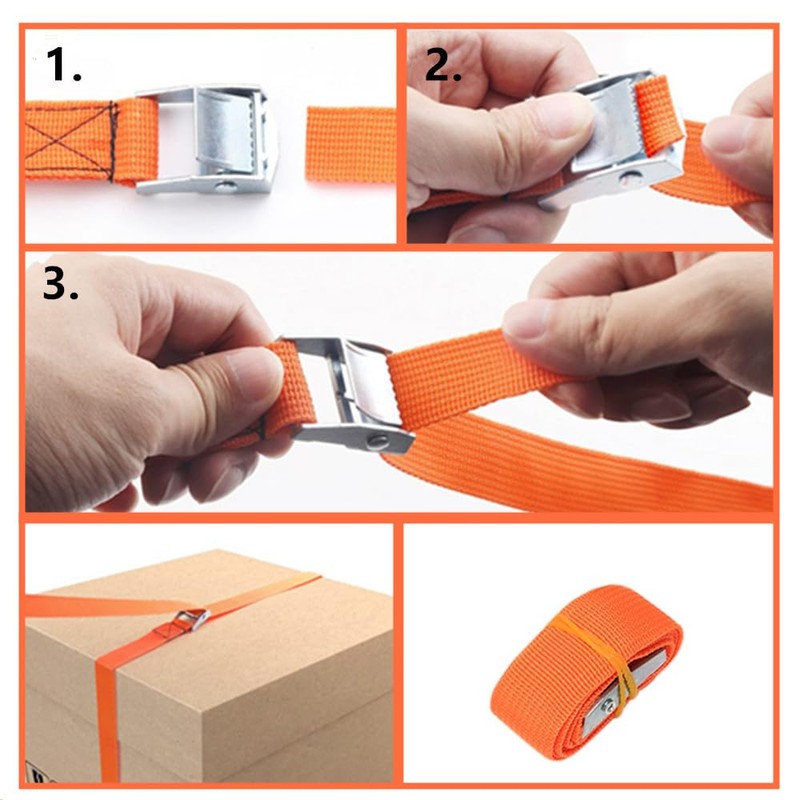 Wanfoou 12 Pack Tie Down Straps, Lashing Straps1 m Heavy