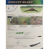 New Airecut 250 10" Tri-Blade Brush Cutter 10 inch Brushcutter