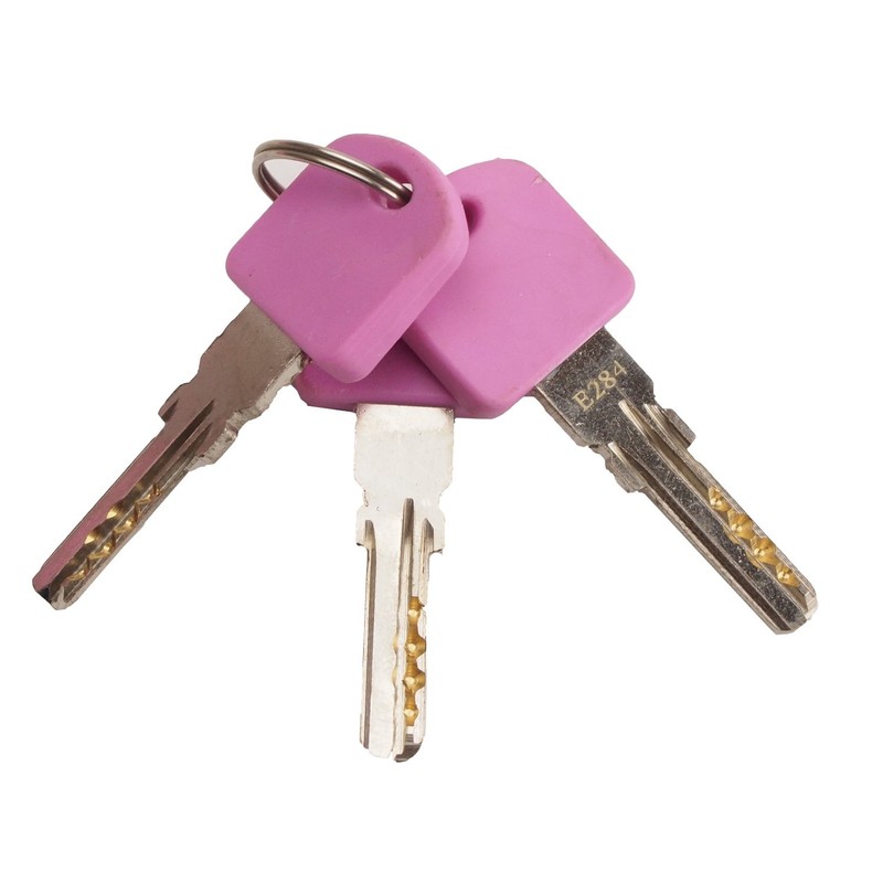 PALMY Wire Lock P-4505/Φ12×700mm Pink