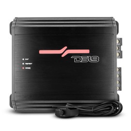 DS18 ZR500.1D Car Amplifier Class D 1-Channel Digital Monoblock Amp with Remote Subwoofer Level Control 1500 Watts Peak Power - Adjustable Low Pass, Gain Knob, Subsonic Frequency and Bass Boost