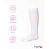 MeMoi Girls' Pointelle Cotton Blend Knee High Sock White 12