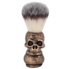 Men's Shaving Brush with Creative Skeleton Shape Handle Facial Beard