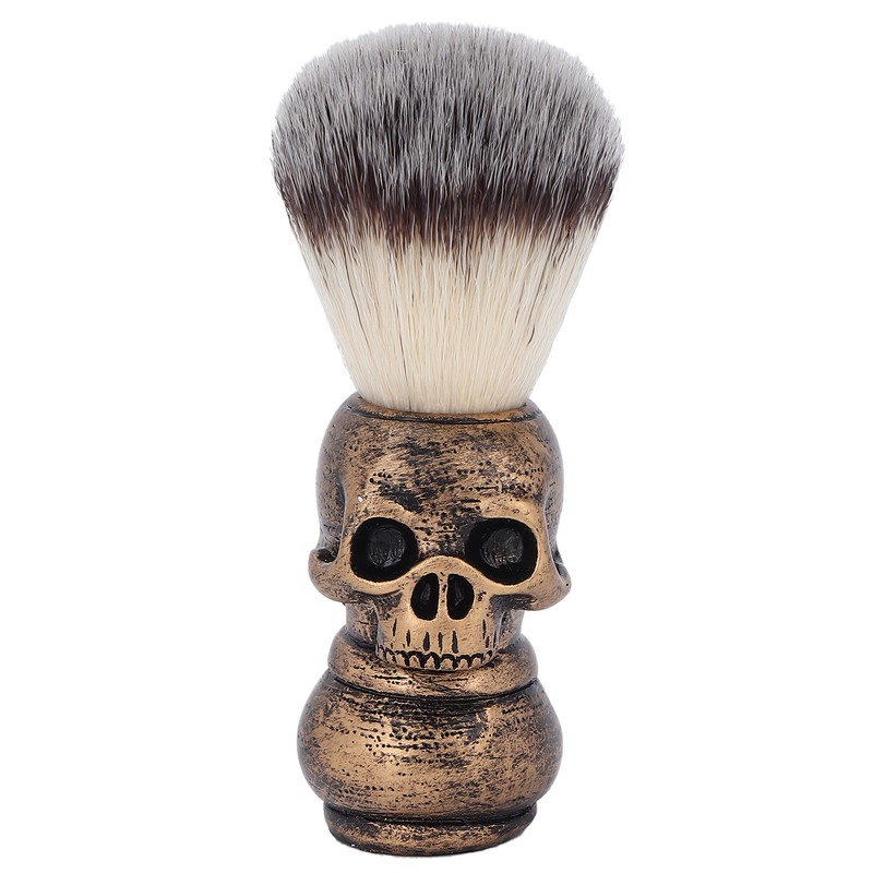 Men's Shaving Brush with Creative Skeleton Shape Handle Facial Beard