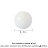 Addune White Baoding Balls Health Exercise Stress Hand Balls Marble