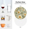 OEDTF Coasters Set of 6, Desktop Protection, Easy Clean, Waterproof,