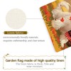 Hello Fall Garden Flag 12x18 Double Sided, Maltese-Dog Garden Flag