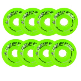 Labeda Roller Hockey Wheels Gripper Crossover X-Soft 74A Green 72mm - Set of 8