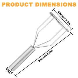 Potato Mashers, Mash Potato Masher, Potato Masher Stainless Steel, Metal Potato Masher, Suitable for Fruits, Beans, Vegetables, Baby Food