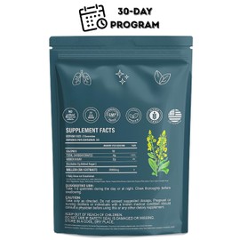 AMNS Mullein Gummies for Lungs – 1000mg Herbal Supplement for Respiratory Support – 30 Day Supply of Premium Mullein Leaf Extract